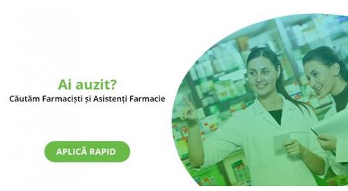 Cautam Farmacisti sau Asistenti de Farmacie in Alba Iulia