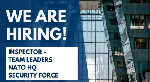 NATO's Headquarters Security team is hiring inspector – team leaders in Brussels.