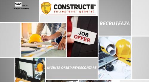 INGINER OFERTARE/DECONTARE